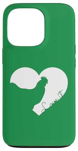 Love It Huhn Hühner Liebe Bauernhof Hühnerstall Huhn Herz Hülle für iPhone 13 Pro von Gifts for Farm Animal Lovers and Farmers Co.