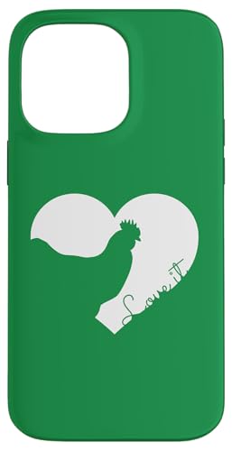 Love It Huhn Hühner Liebe Bauernhof Hühnerstall Huhn Herz Hülle für iPhone 14 Pro Max Love It Huhn Hühner Liebe Bauernhof Hühnerstall Huhn Herz Hülle für iPhone 14 Pro Max von Gifts for Farm Animal Lovers and Farmers Co.