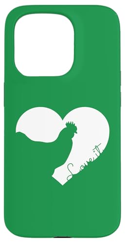 Love It Huhn Hühner Liebe Bauernhof Hühnerstall Huhn Herz Hülle für iPhone 15 Pro Love It Huhn Hühner Liebe Bauernhof Hühnerstall Huhn Herz Hülle für iPhone 15 Pro von Gifts for Farm Animal Lovers and Farmers Co.