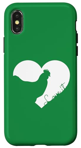Love It Huhn Hühner Liebe Bauernhof Hühnerstall Huhn Herz Hülle für iPhone X/XS Love It Huhn Hühner Liebe Bauernhof Hühnerstall Huhn Herz Hülle für iPhone X/XS von Gifts for Farm Animal Lovers and Farmers Co.
