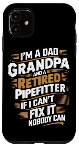 Rohrmonteur Klempner Ruhestand Pipefitter Hülle für iPhone 11 von Gifts for Pipefitters / Pipefitter Gifts for Men
