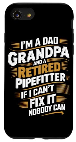 Rohrmonteur Klempner Ruhestand Pipefitter Hülle für iPhone SE (2020) / 7 / 8 von Gifts for Pipefitters / Pipefitter Gifts for Men