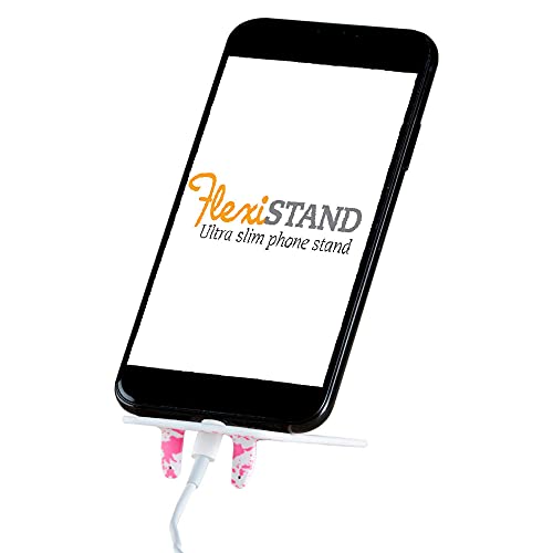 Gifts for Readers & Writers Flexistand Kompakter und Verstellbarer Handy-Ständer für iPhone und Android, rosa Marmor von Gifts for Readers & Writers