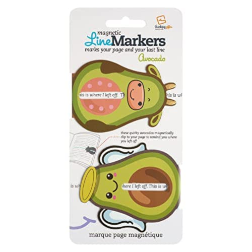 Linemarker Seitenmarker | Buchhalter | Magnetische Lesezeichen 2er Set | Magnet Seitenhalter Clip zum Lesen | Lesezeichen | Geschenkidee für Leser, Buchliebhaber von Gifts for Readers & Writers