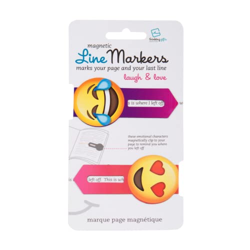 Linemarker Seitenmarker | Buchhalter | Magnetische Lesezeichen 2er Set | Magnet Seitenhalter Clip zum Lesen | Lesezeichen | Geschenkidee für Leser, Buchliebhaber von Gifts for Readers & Writers