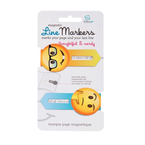 Linemarker Seitenmarker | Buchhalter | Magnetische Lesezeichen 2er Set | Magnet Seitenhalter Clip zum Lesen | Lesezeichen | Geschenkidee für Leser, Buchliebhaber von Gifts for Readers & Writers