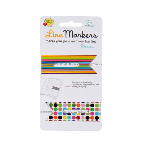 Linemarker Seitenmarker | Buchhalter | Magnetische Lesezeichen 2er Set | Magnet Seitenhalter Clip zum Lesen | Lesezeichen | Geschenkidee für Leser, Buchliebhaber von Gifts for Readers & Writers