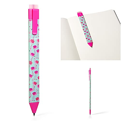 Pen Bookmark mit Tintennachfüllungen | Löschbarer Kugelschreiber und Lesezeichen 3-in-1 | Neuheitsstift mit Tinte und Radiergummi | Seitenmarkierung | Buchmarker | Seitenhalter-Clip von Gifts for Readers & Writers