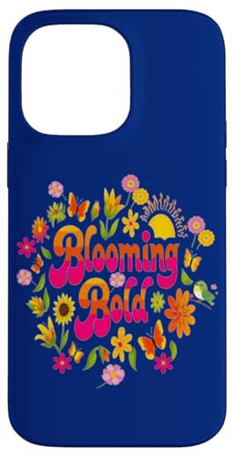 Blooming Bold May-T-Shirt im Retro-Look mit floralem Design Hülle für iPhone 14 Pro Max von Gifts & Beads