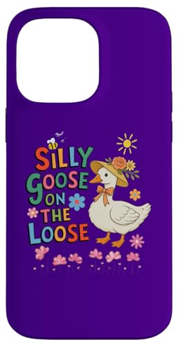 Dumme Gans auf der Loose, lustige Gans mit Hut, süßes Tier Hülle für iPhone 14 Pro Max von Gifts & Beads