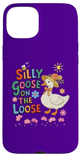 Dumme Gans auf der Loose, lustige Gans mit Hut, süßes Tier Hülle für iPhone 15 Plus von Gifts & Beads