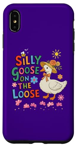 Dumme Gans auf der Loose, lustige Gans mit Hut, süßes Tier Hülle für iPhone XS Max von Gifts & Beads