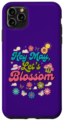 Hey May, Let's Blossom, Blumen, Pilze, Schmetterlinge Hülle für iPhone 11 Pro Max von Gifts & Beads