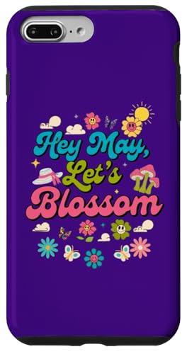Hey May, Let's Blossom, Blumen, Pilze, Schmetterlinge Hülle für iPhone 7 Plus/8 Plus von Gifts & Beads