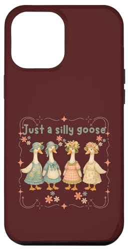 Just a Silly Goose Lustige Bauerngans im Vintage-Stil Hülle für iPhone 12 Pro Max von Gifts & Beads