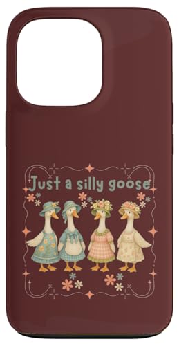 Just a Silly Goose Lustige Bauerngans im Vintage-Stil Hülle für iPhone 13 Pro von Gifts & Beads