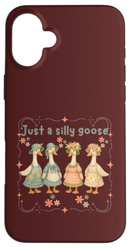 Just a Silly Goose Lustige Bauerngans im Vintage-Stil Hülle für iPhone 16 Plus von Gifts & Beads