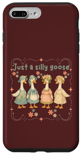 Just a Silly Goose Lustige Bauerngans im Vintage-Stil Hülle für iPhone 7 Plus/8 Plus von Gifts & Beads