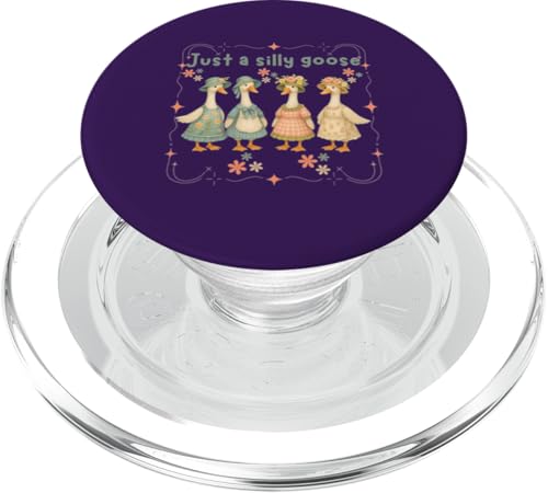 Just a Silly Goose Lustige Bauerngans im Vintage-Stil PopSockets PopGrip für MagSafe von Gifts & Beads