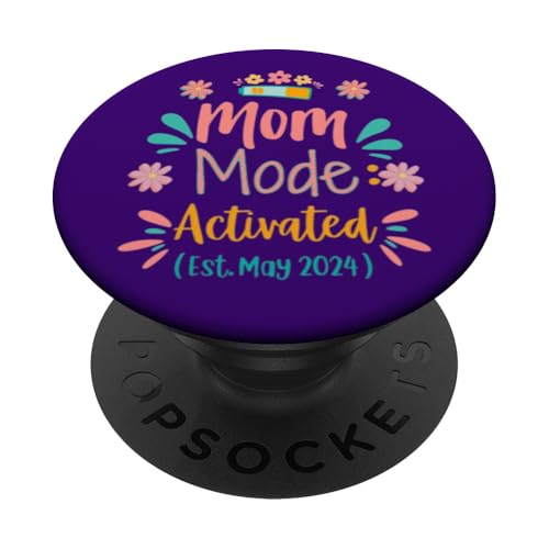 Mom-Modus aktiviert Est. Mai 2024 PopSockets Klebender PopGrip Mom-Modus aktiviert Est. Mai 2024 PopSockets Klebender PopGrip von Gifts & Beads