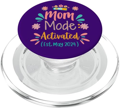 Mom-Modus aktiviert Est. Mai 2024 PopSockets PopGrip für MagSafe Mom-Modus aktiviert Est. Mai 2024 PopSockets PopGrip für MagSafe von Gifts & Beads