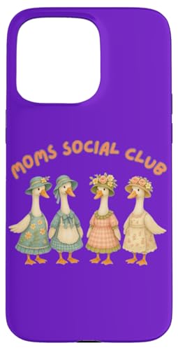 Moms Social Club, 4 Gans verkleidet Hülle für iPhone 15 Pro Max von Gifts & Beads