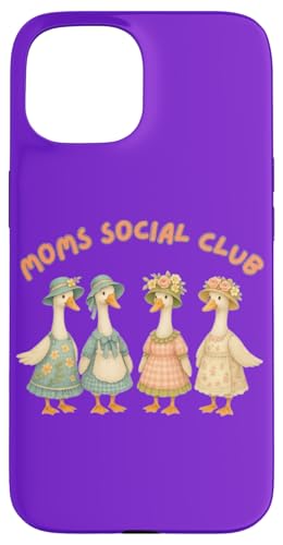 Moms Social Club, 4 Gans verkleidet Hülle für iPhone 15 von Gifts & Beads
