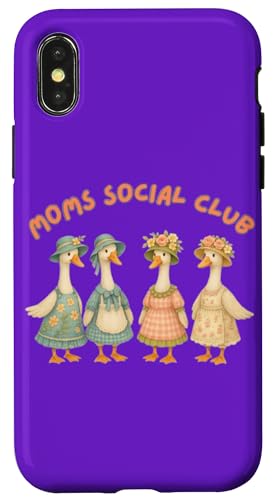 Moms Social Club, 4 Gans verkleidet Hülle für iPhone X/XS Moms Social Club, 4 Gans verkleidet Hülle für iPhone X/XS von Gifts & Beads