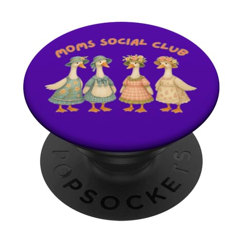 Moms Social Club, 4 Gans verkleidet PopSockets Klebender PopGrip von Gifts & Beads
