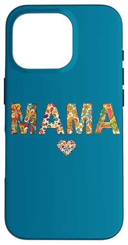 Retro Floral MAMA mit Herz für coole Mütter Hülle für iPhone 16 Pro Retro Floral MAMA mit Herz für coole Mütter Hülle für iPhone 16 Pro von Gifts & Beads