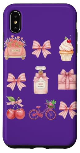 Rosa Ästhetisches Set mit Auto, Schleifen, Fahrrad, Kirschen Hülle für iPhone XS Max Rosa Ästhetisches Set mit Auto, Schleifen, Fahrrad, Kirschen Hülle für iPhone XS Max von Gifts & Beads