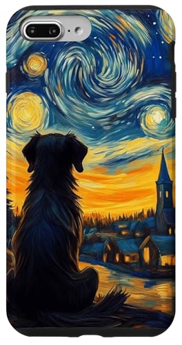Sternennacht Hund Silhouette Art Van Gogh inspiriertes Design Hülle für iPhone 7 Plus/8 Plus von Gifts & Beads