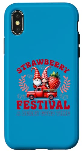 Strawberry Festival, A Berry Good Time, Geschenk Hülle für iPhone X/XS von Gifts & Beads