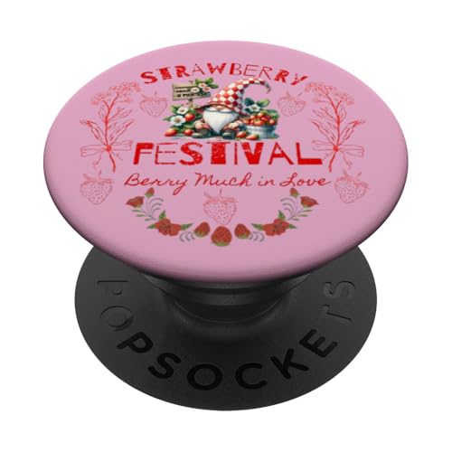 Strawberry Festival, Berry much in Love, Geschenk PopSockets Klebender PopGrip von Gifts & Beads