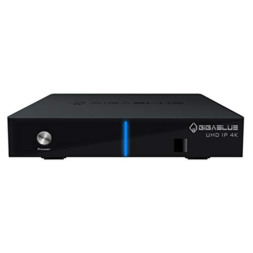 GigaBlue UHD IP 4K Multimedia Mulitroom - 2160P Digital Ultra HD Receiver - DVB-S2X Tuner, Multistream - HDMI, SD Kartenleser, Astra vorinstalliert, USB3.0, Internet-Radio, HDR10, inkl. HDMI Kabel von GigaBlue