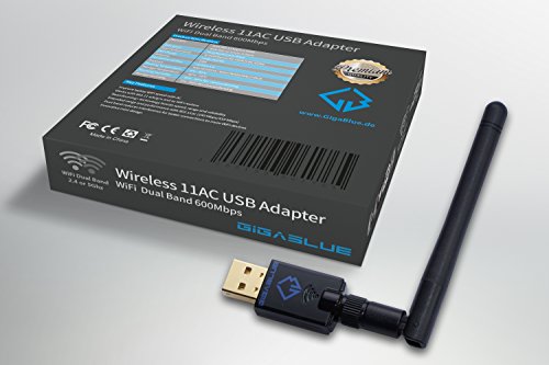 Gigablue USB-WLAN-Adapterstick, 600 Mbit von GigaBlue