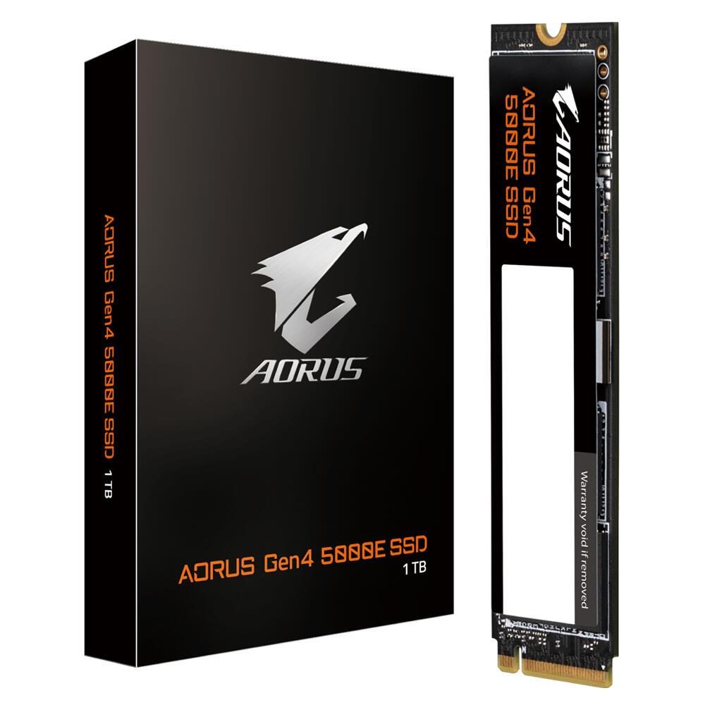 GIGABYTE AORUS Gen4 5000E M.2 SSD intern 1 TB GIGABYTE AORUS Gen4 5000E M.2 SSD intern 1 TB von GigaByte
