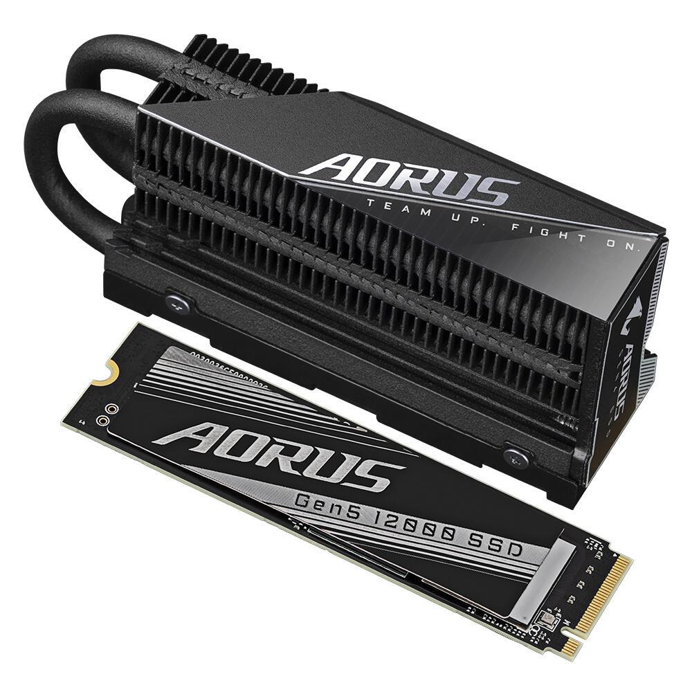 GIGABYTE AORUS Gen5 12000 M.2 SSD intern 2 TB GIGABYTE AORUS Gen5 12000 M.2 SSD intern 2 TB von GigaByte