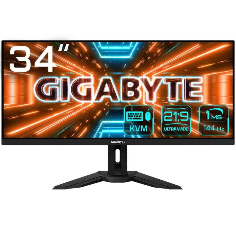 GIGABYTE M34WQ WQHD Gaming Monitor von GigaByte