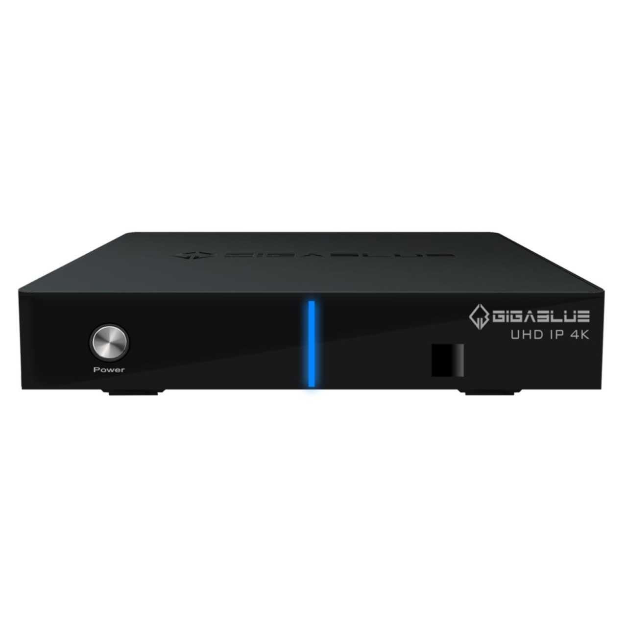 GigaBlue UHD IP 4K USB HDMI SD Karte 1x DVB-S2X Dual Tuner Multiroom Receiver Schwarz von Gigablue