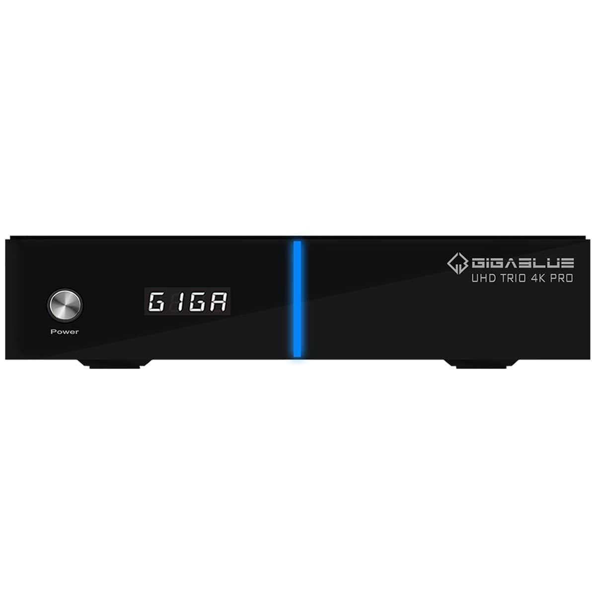 GigaBlue UHD Trio 4K PRO Combo-Receiver (1x DVB-S2X 1x DVB-C/T2 1200Mbit/s WiFi Bluetooth) B-Ware von Gigablue