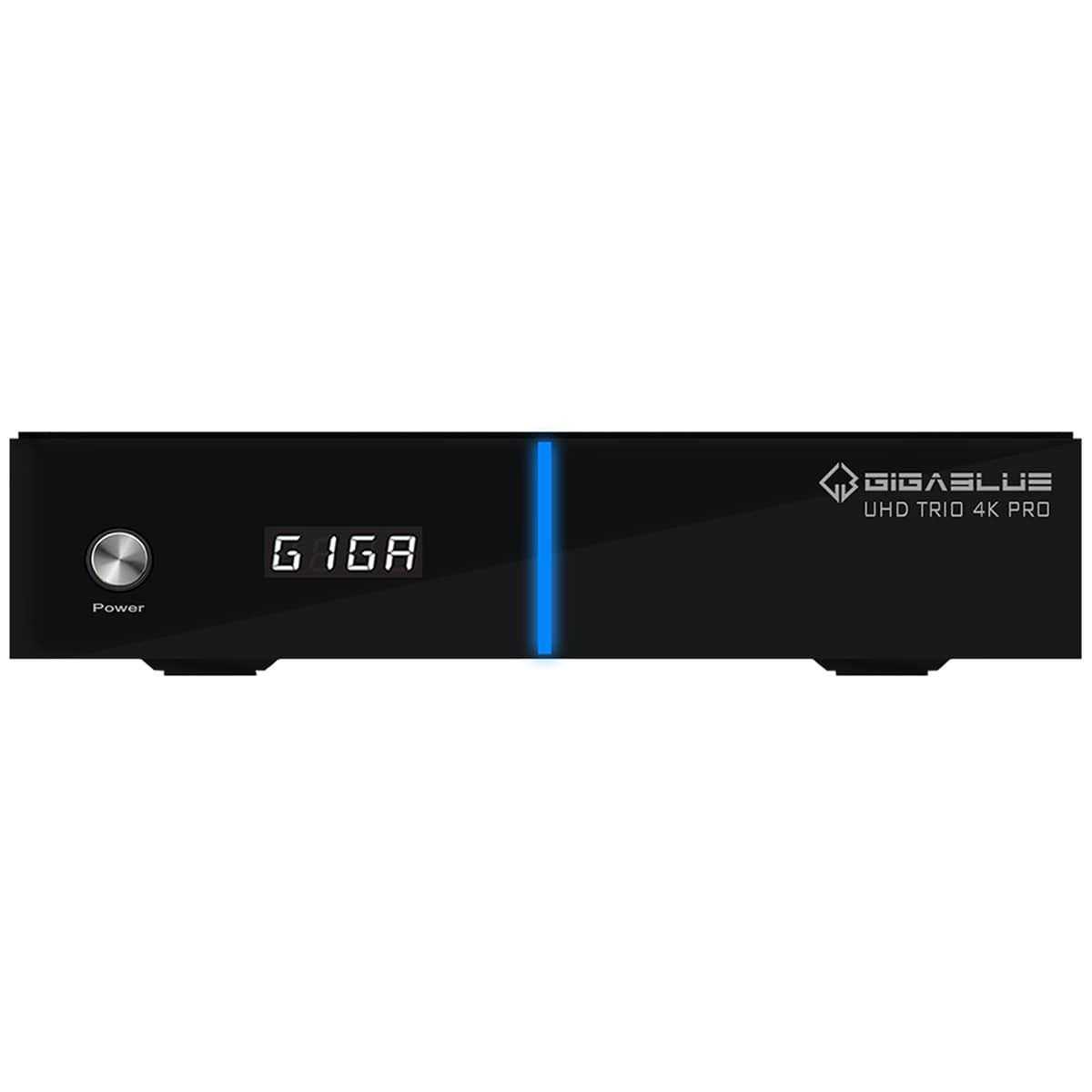 GigaBlue UHD Trio 4K PRO Combo-Receiver (1x DVB-S2X 1x DVB-C/T2 1200Mbit/s WiFi Bluetooth) von Gigablue