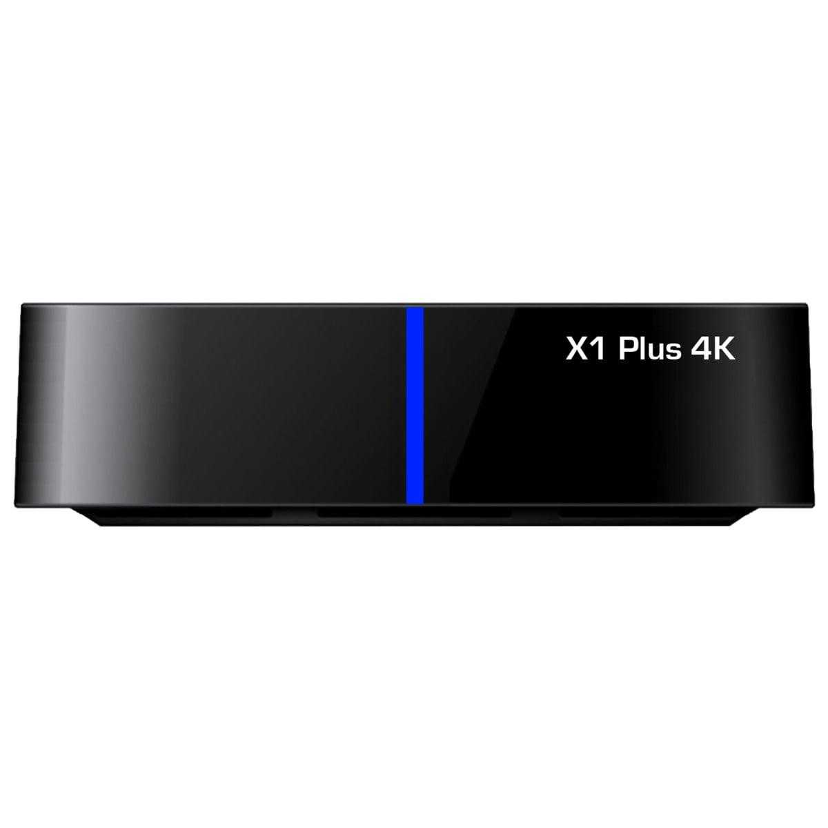GigaBlue X1 Plus 4K UHD Android 10 Sat IP-Receiver (DVB-S2X Dual-WiFi LAN Bluetooth HDMI USB) von Gigablue