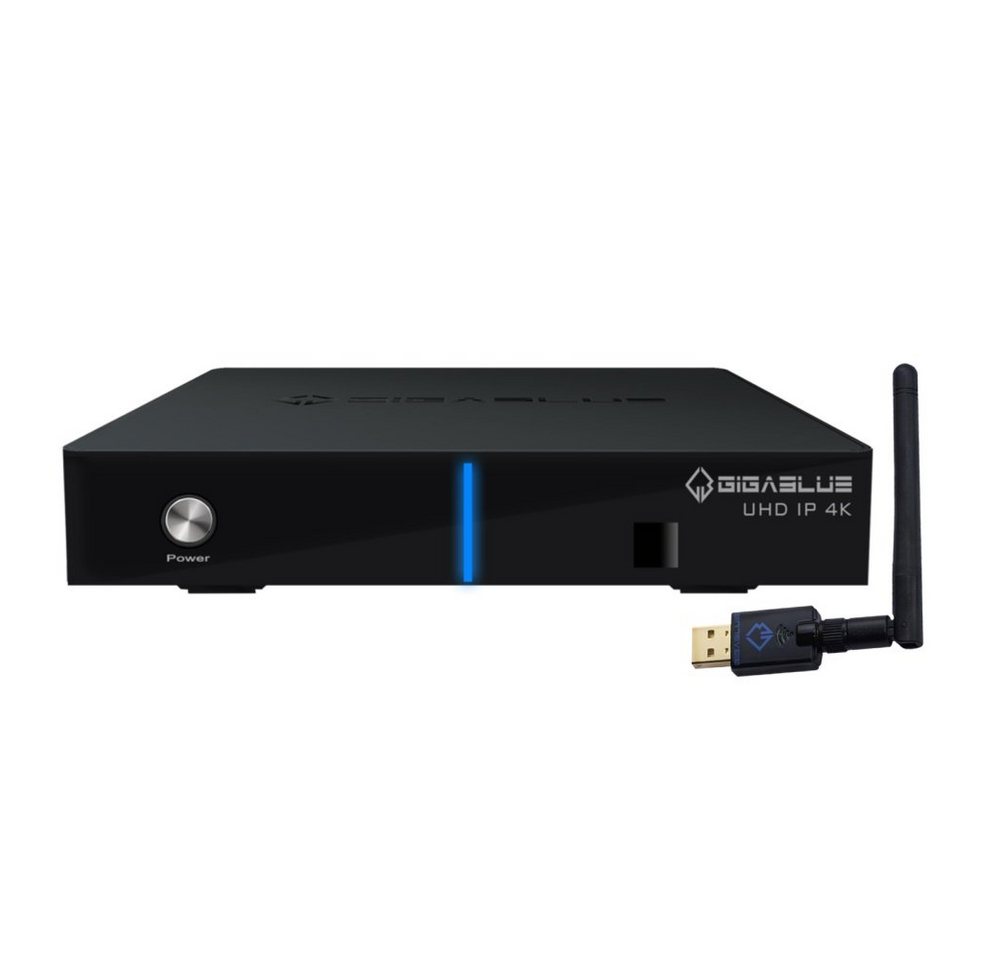 Gigablue UHD IP 4K mit 600Mbit Dual WiFi IP Netzwerk-Receiver von Gigablue