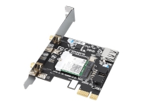 Gigabyte GC-WBAX200, Eingebaut, Kabellos, PCI Express, WLAN / Bluetooth, 2400 Mbit/s, Schwarz von Gigabyte Technology