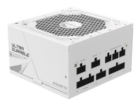 GIGABYTE UD850GM PG5W Power Supply - PCIe 5.0, 80 PLUS Gold, Fully Modular Design, 120mm Fan, ATX 3.0 compatible, EU Plug, 850 W, 100 - 240 V, 50/60 Hz, 12 A, Active, 105 W von Gigabyte Technology
