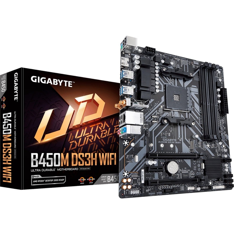 B450M DS3H WIFI, Mainboard von Gigabyte