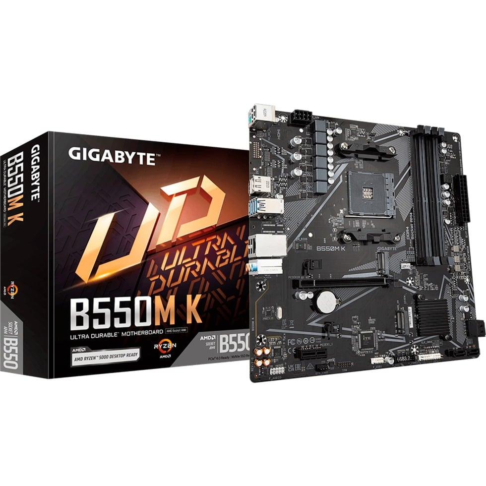 B550M K, Mainboard von Gigabyte