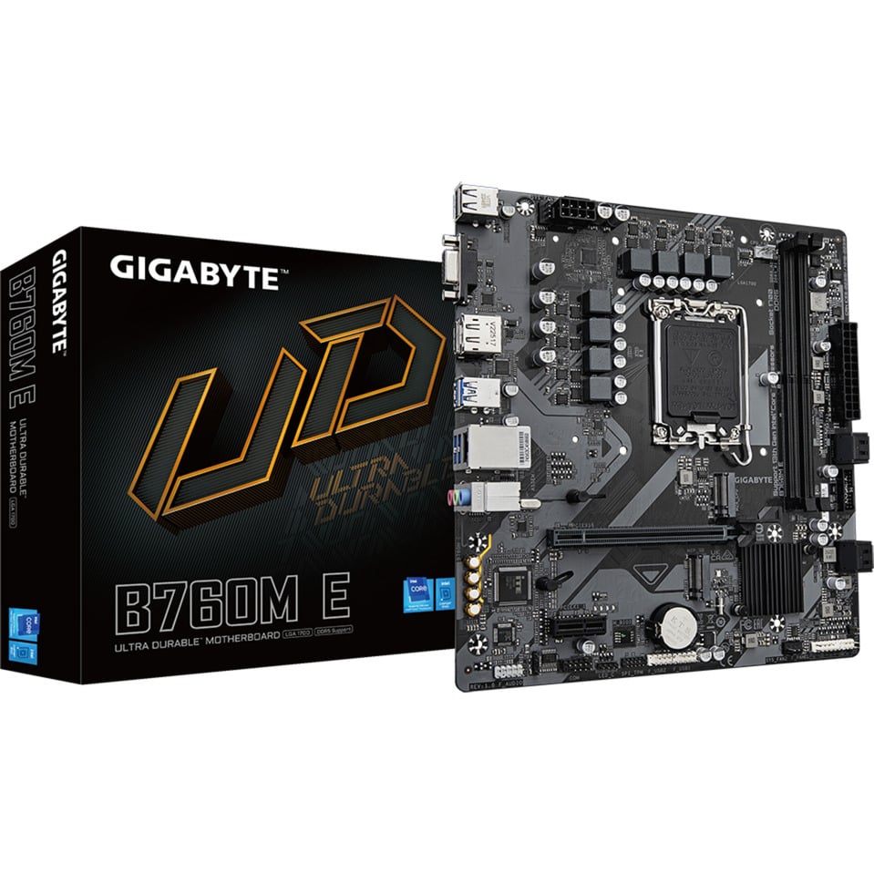 B760M E, Mainboard B760M E, Mainboard von Gigabyte