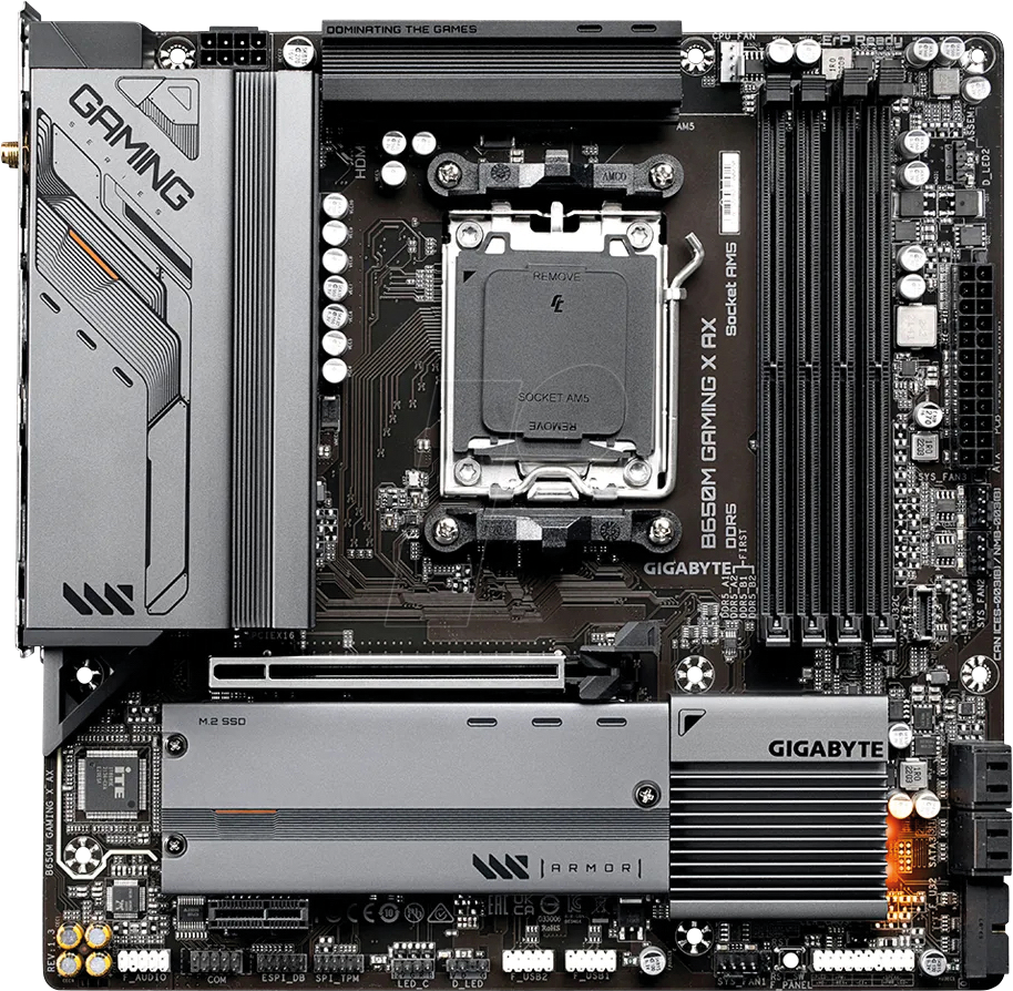 GA B650M 49993 - GIGABYTE B650M GAMING X AX (AM5) von Gigabyte